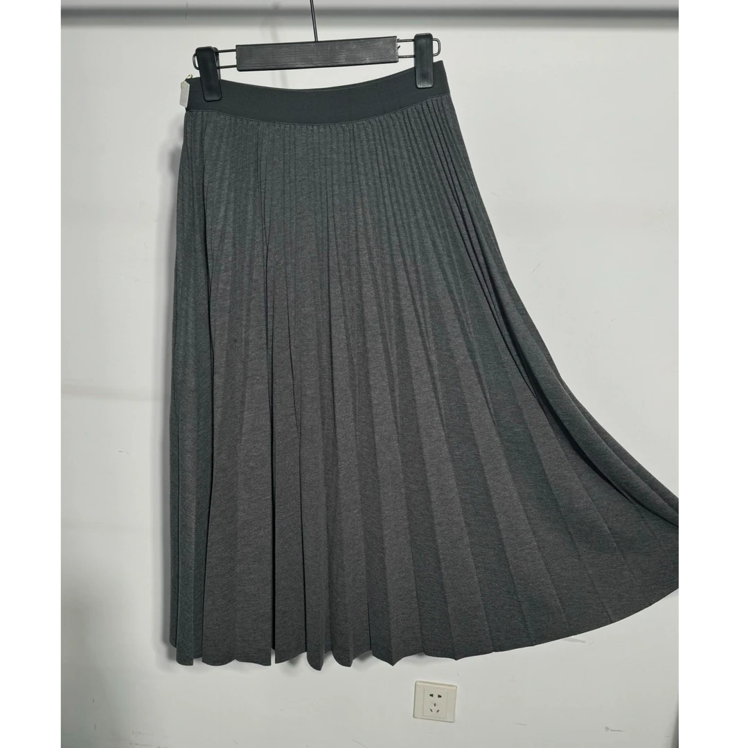 【春娇】经典显瘦长款百褶长裙23-5132