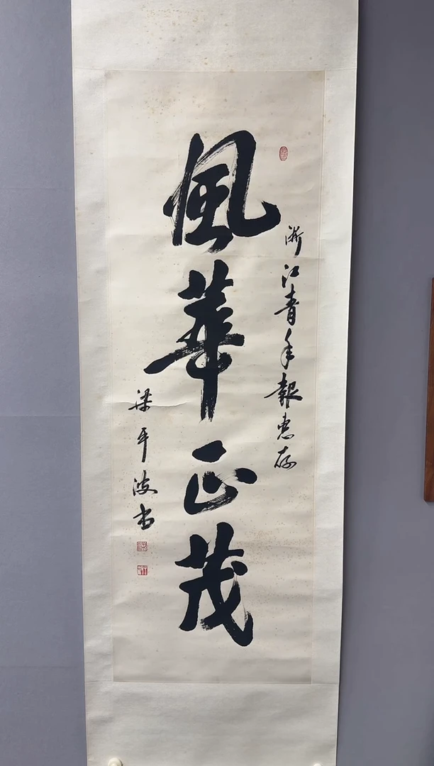 【闪购商品】书法梁老师 风华正茂 立轴