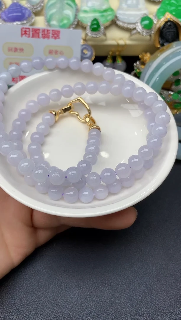 颈饰未镶嵌翡翠24-翡翠雪姐天天见