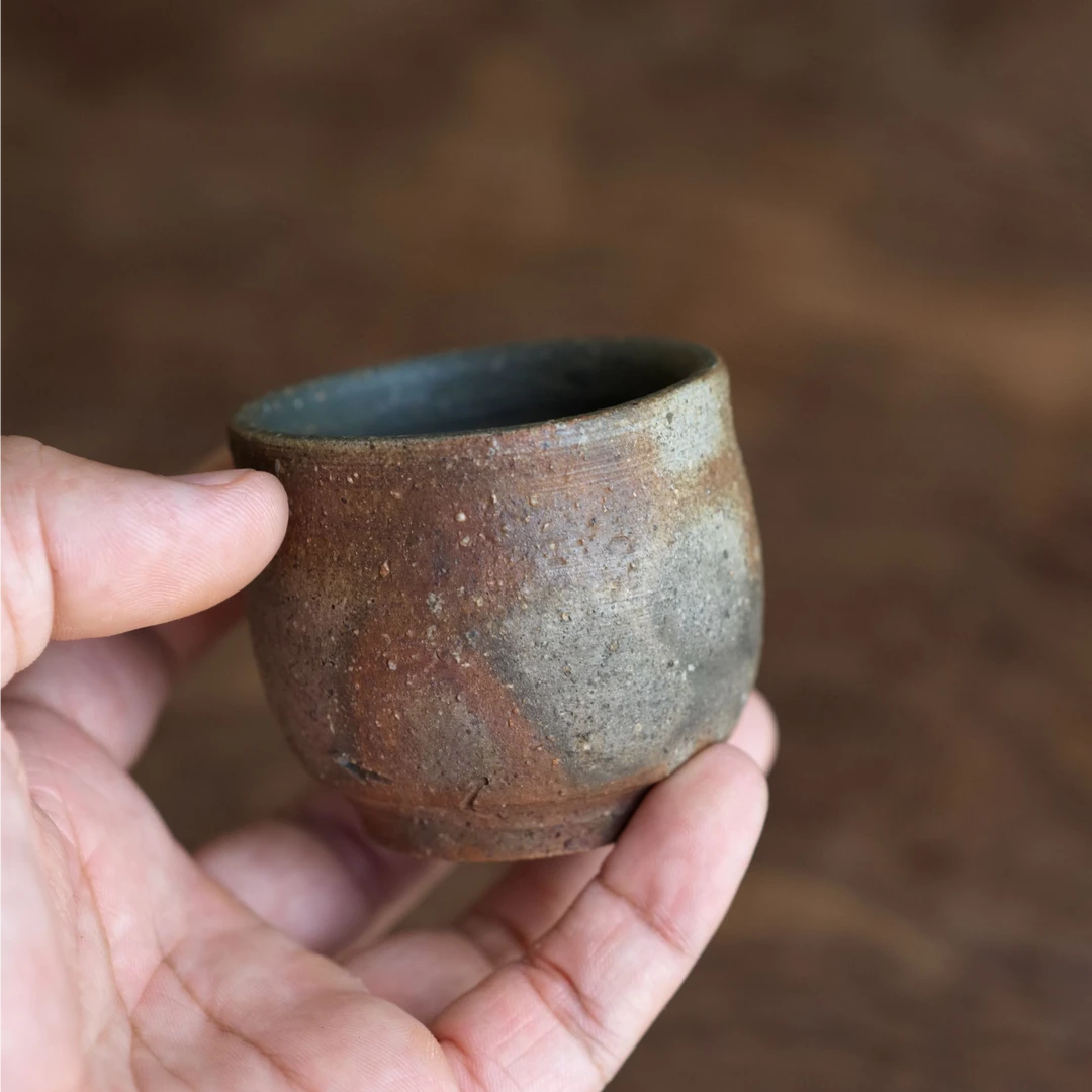 备前烧山本陶秀陶杯