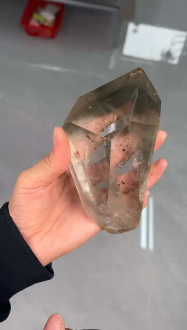 未镶嵌珠宝半成品水晶M253 约7.9cm