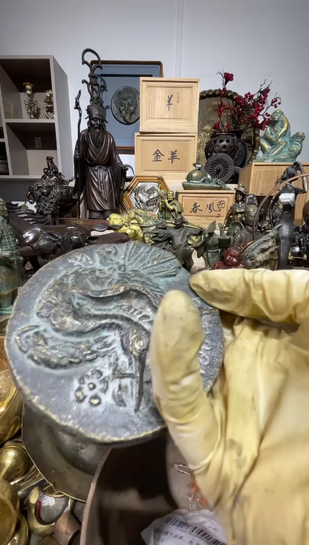 大阪回流商品铜器摆件36