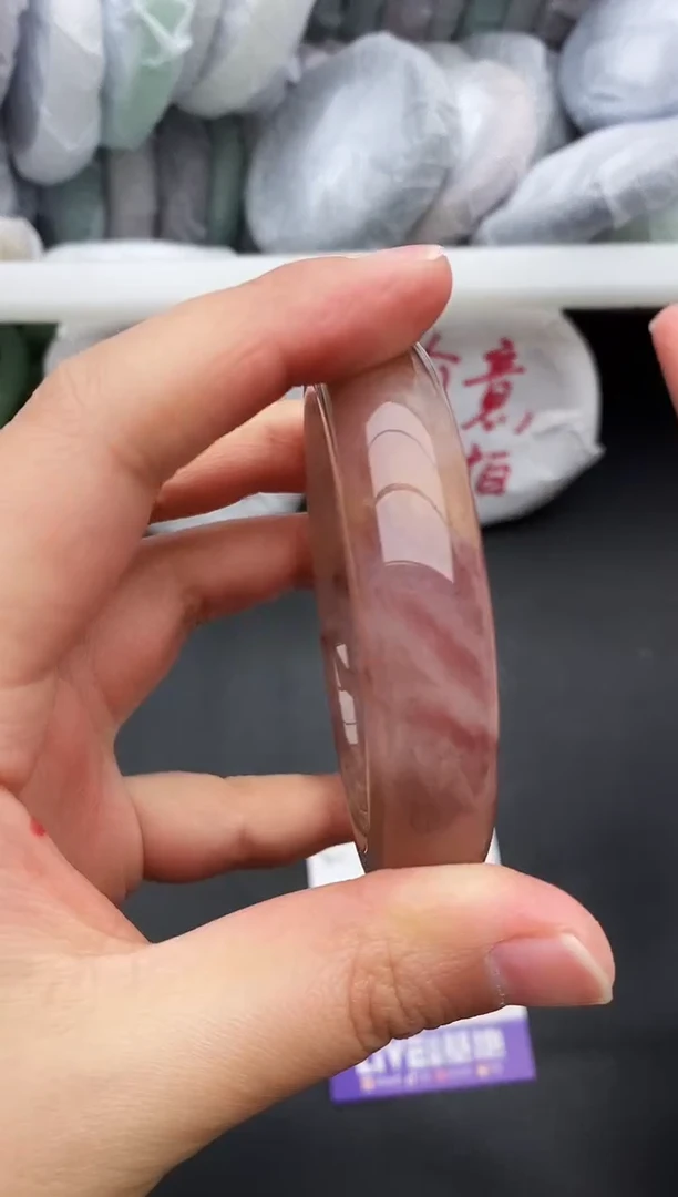 未镶嵌手镯石英质玉瑕疵18+57/58