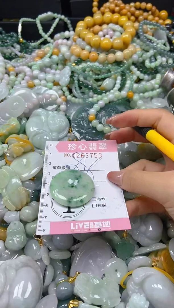 翡翠未镶嵌颈饰闪购0263755多样性发其一