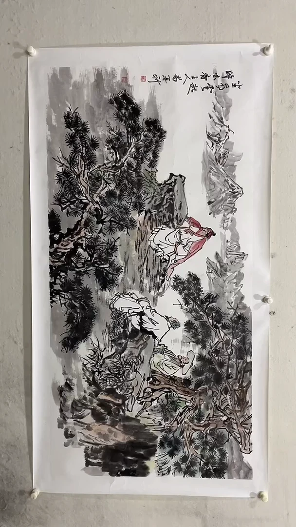 书法美术馆书法画作