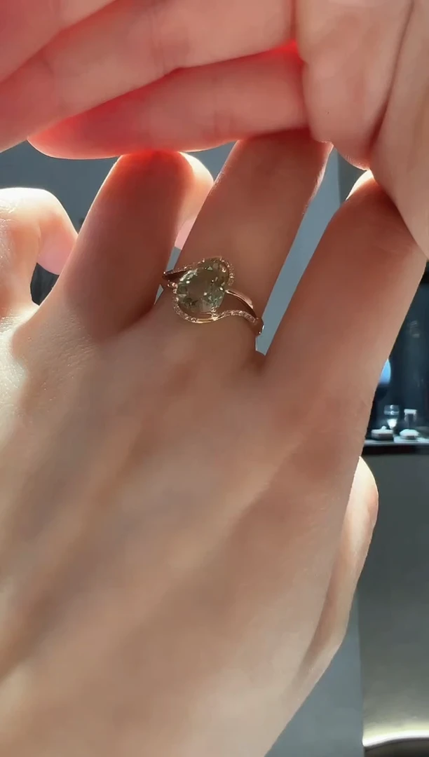 【闪购商品】碧玺戒指18K金镶嵌44】