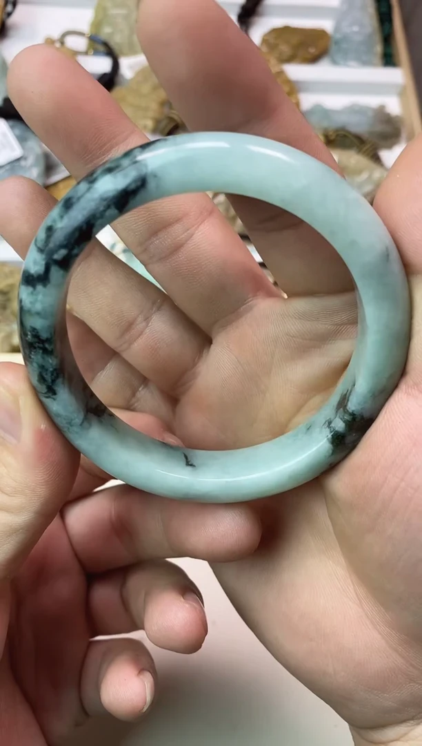 未镶嵌手镯翡翠忧****D天然缅甸A货翡翠（手镯）