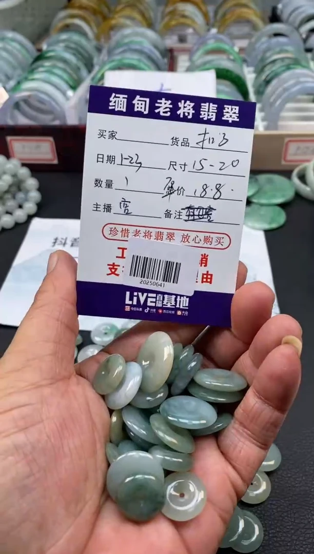 【闪购商品】翡翠颈饰未镶嵌/20250641多样性发一件