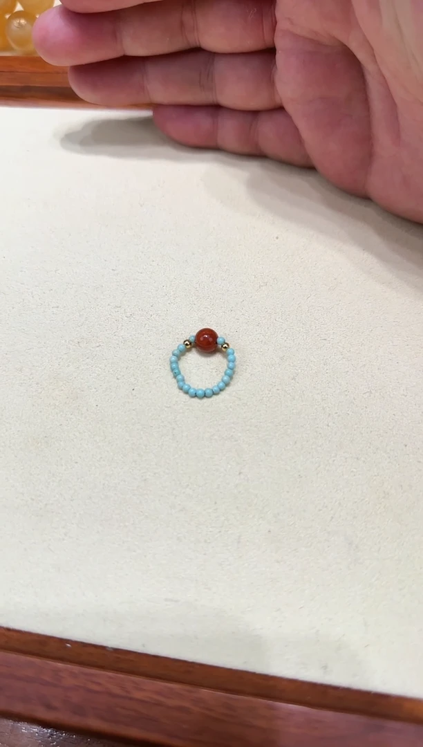 【闪购商品】绿松石1未镶嵌绿松石指环