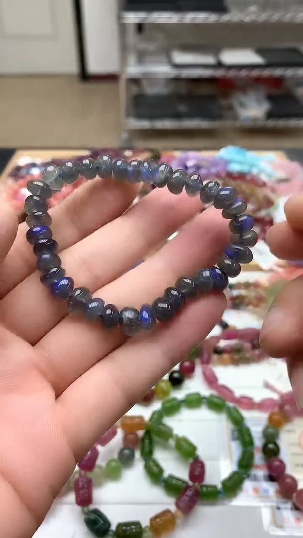 【闪购商品】拉长石手链未镶嵌手链30