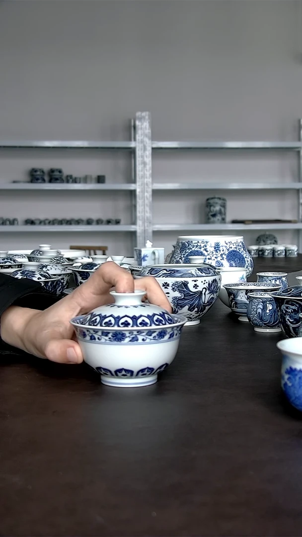 其他瓷宝象元宝盖碗