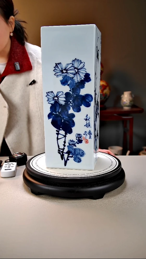 摆件陶景德镇手绘陶瓷