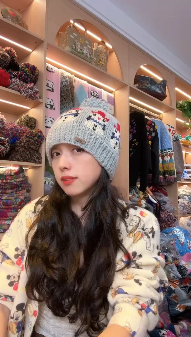 湖蓝色雪人帽子79.9
