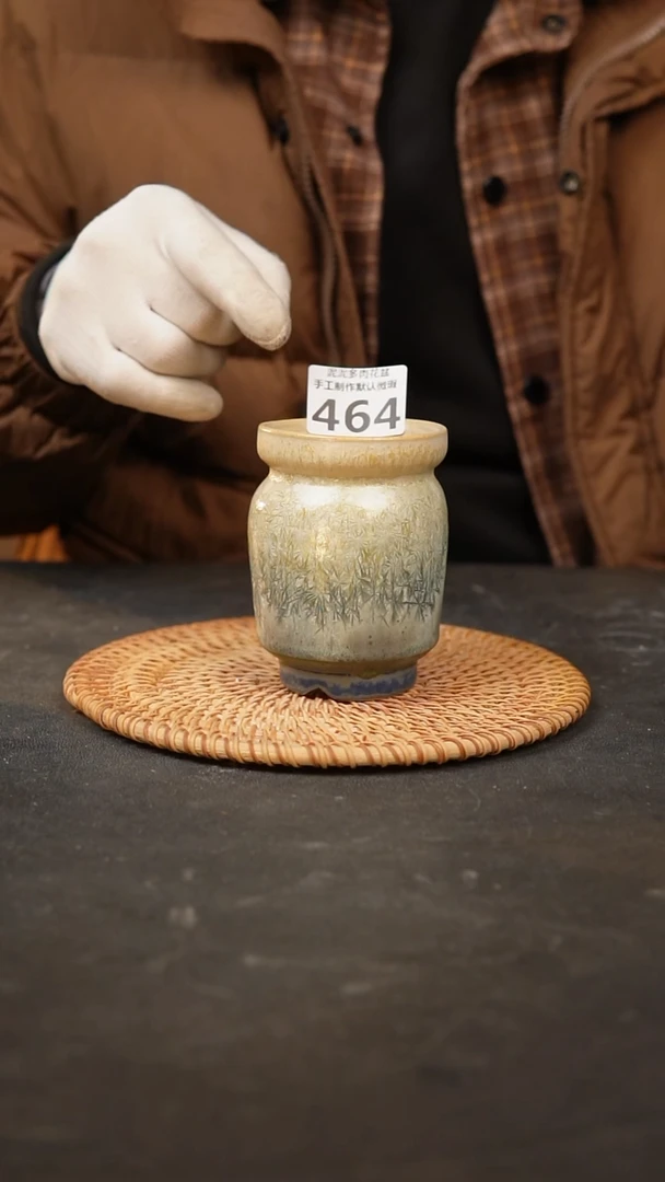 【闪购商品】瓷片景德镇手工花盆