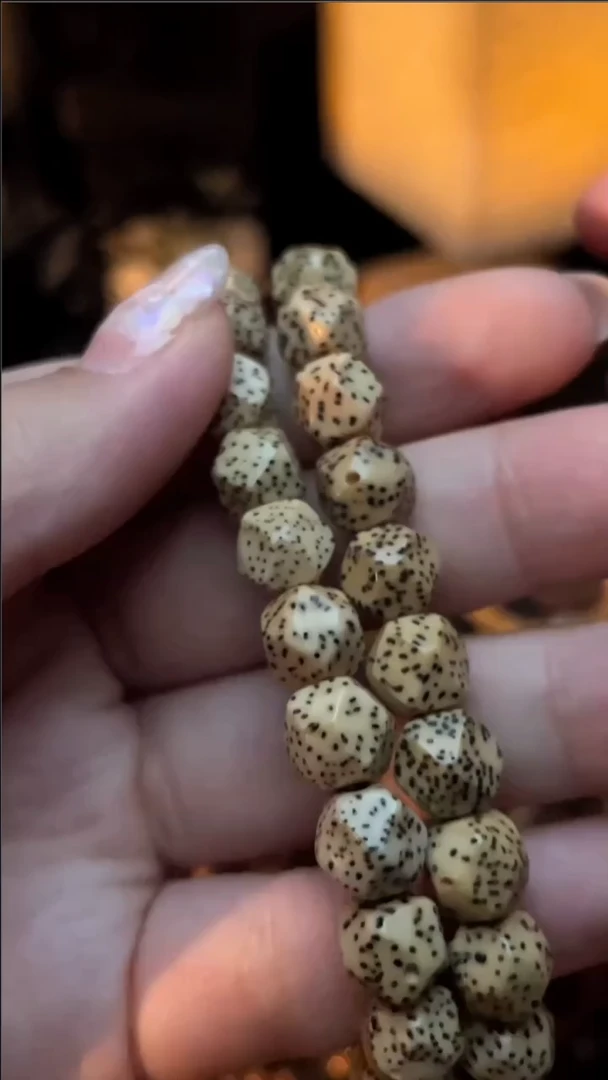 手串星月菩提精工级陈籽钻石无相9*8手串2