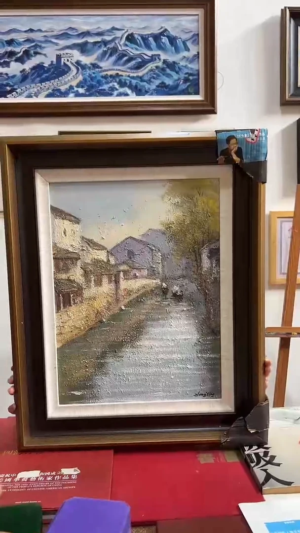 国画张敬油画作品5