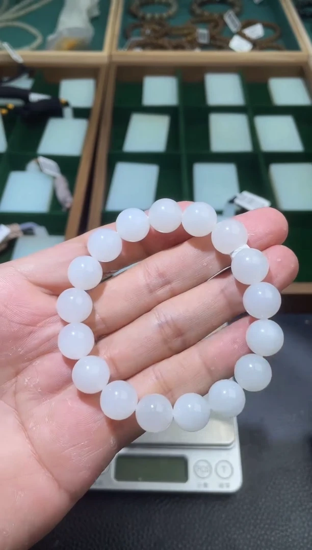 未镶嵌手串和田玉手串卡12