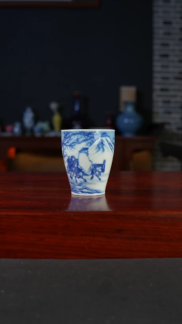 祖传窑真柴窑传承400年东坡骑驴·杯