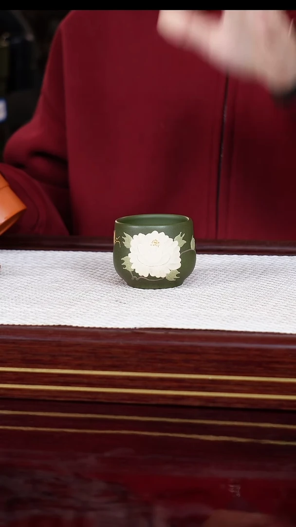 茶杯紫砂宜兴原矿紫砂 手工紫砂