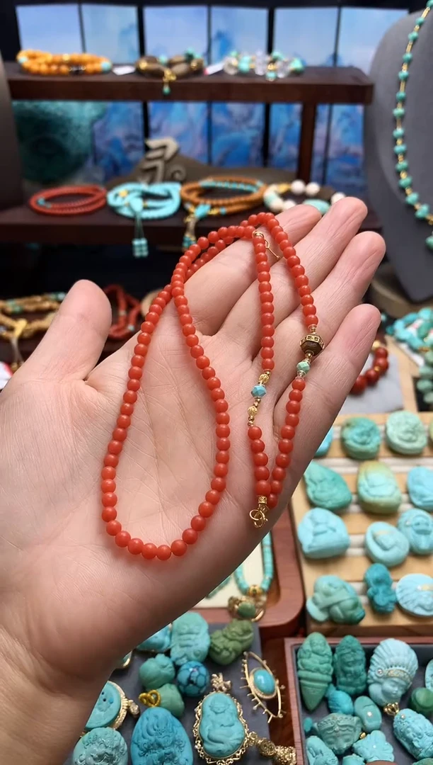 项链合金南红玛瑙精品保山南红颈链