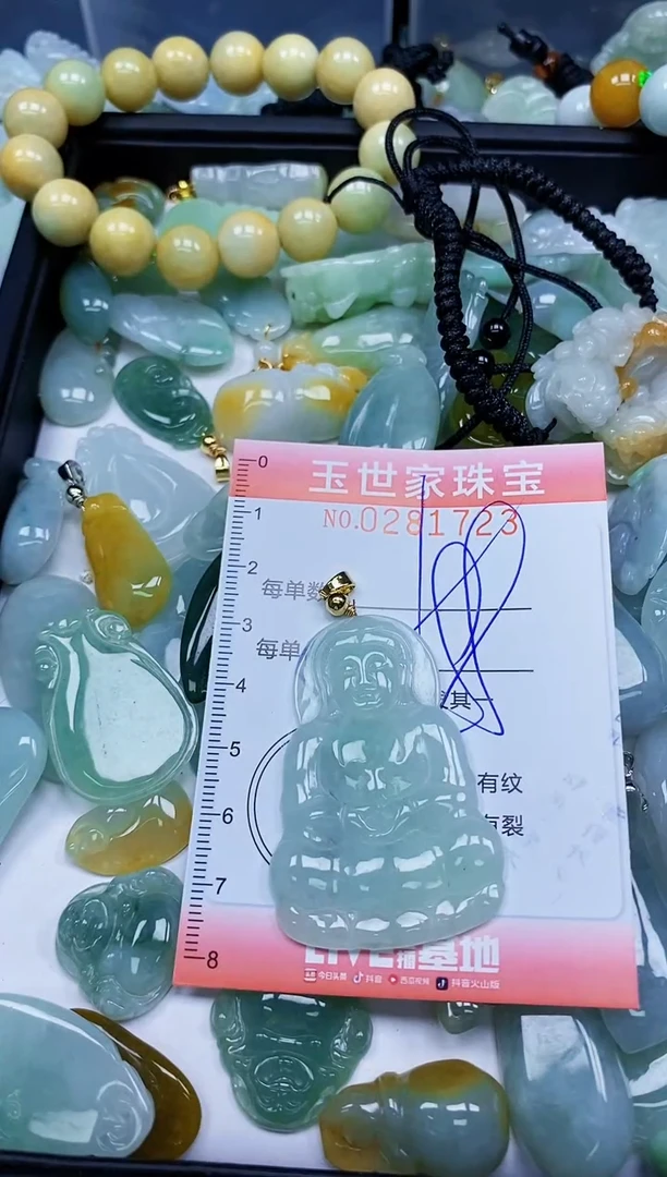 翡翠未镶嵌颈饰闪购0281723多样性发其一