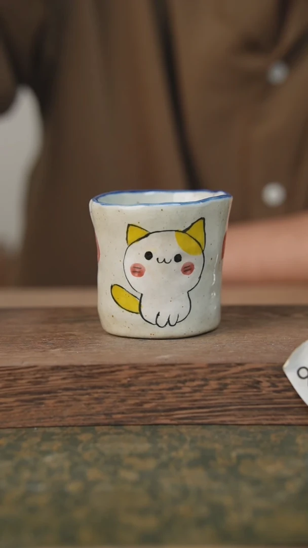 摆件泥垚手作 景德镇手工手绘器物