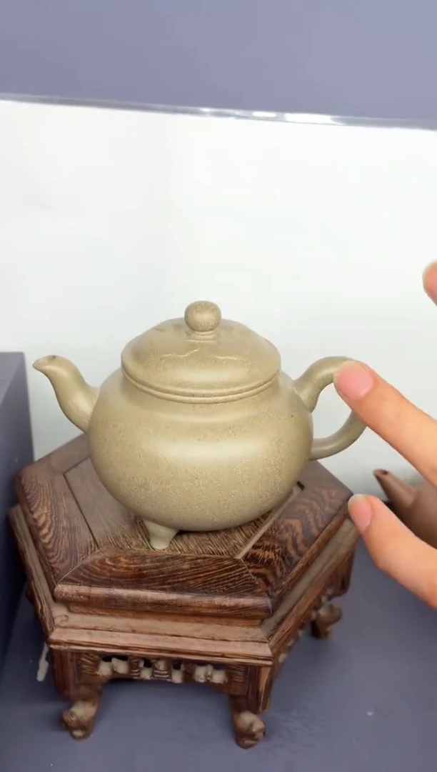 茶壶紫砂青段 大彬如意