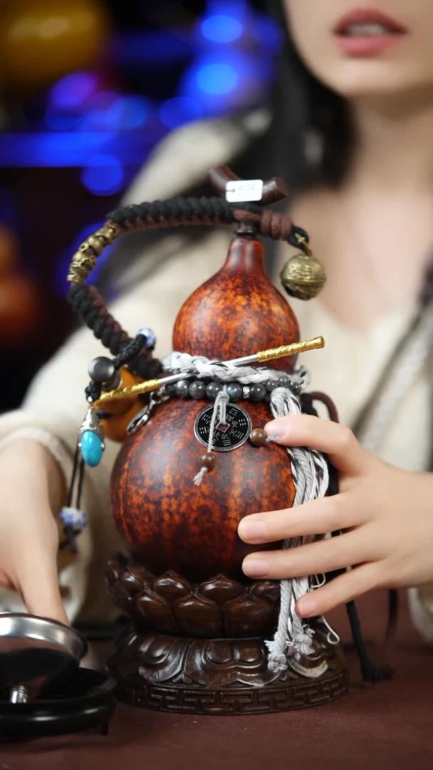 【闪购商品】535号500ml左右的非遗漆器酒葫芦