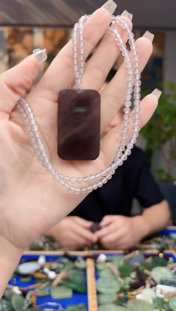 和田玉未镶嵌挂件拍一发一