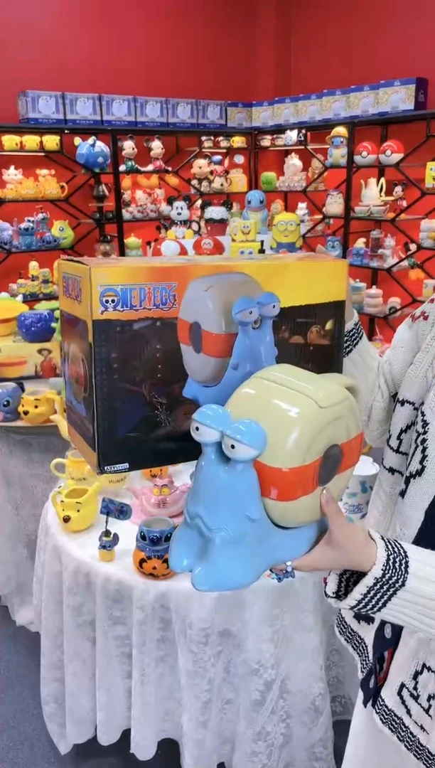 【闪购商品】.@@海贼王电话虫水壶（原盒）