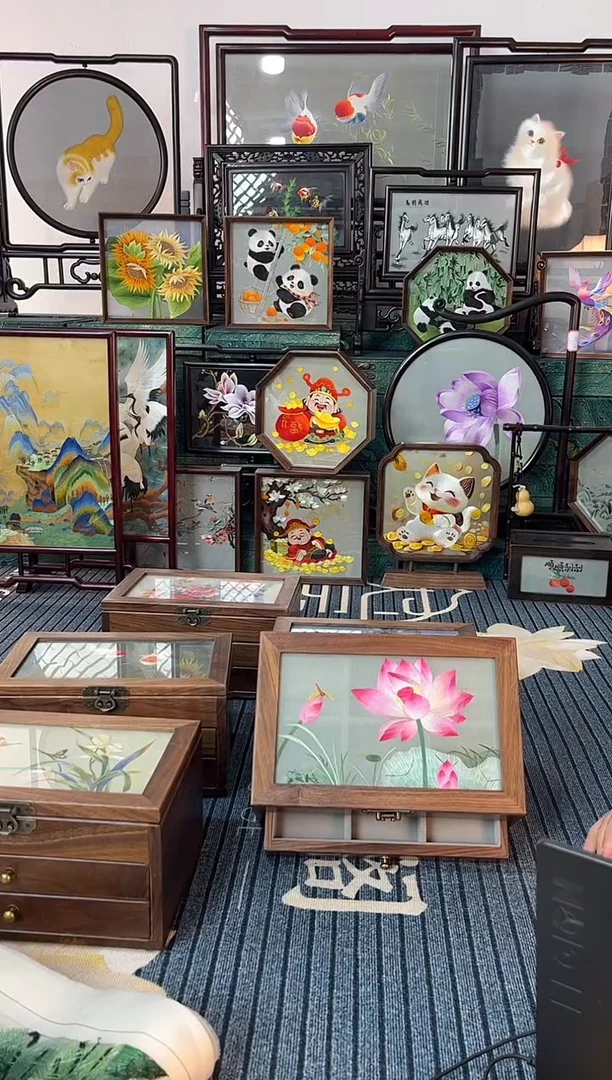 刺绣纯手工制作刺绣
