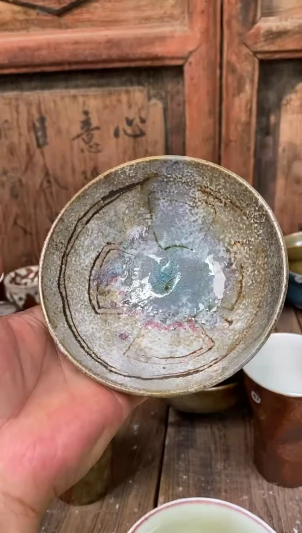 生活陶拿**️浪鬼柴烧-微瑕小碗