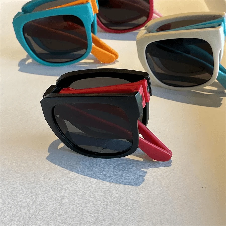 儿童夏季防晒眼镜宝宝潮酷墨镜防UV圆脸方脸长脸均可佩戴轻便PC材