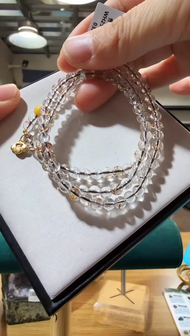 未镶嵌手链水晶优0245 约4mm 多样性发一件