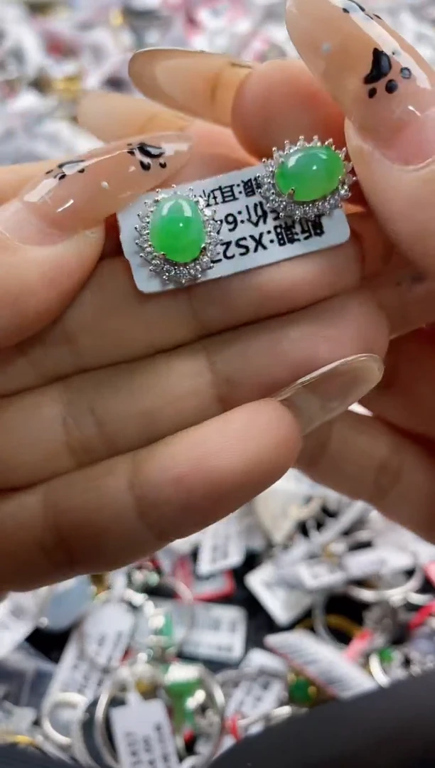 翡翠戒指银S925镶嵌1111111   5