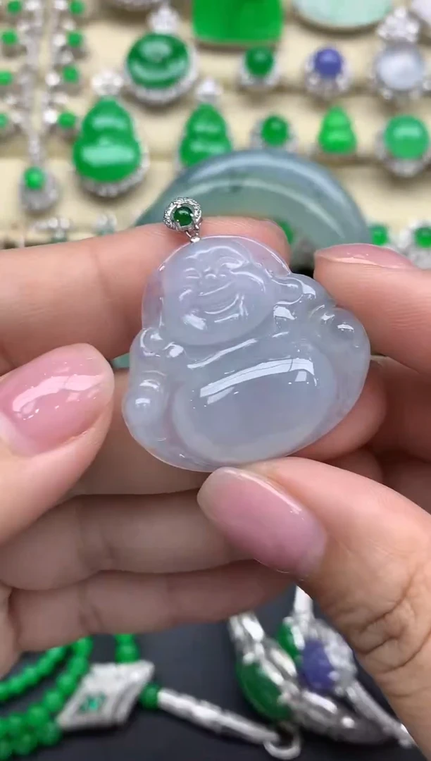 【闪购商品】翡翠颈饰18K金镶嵌345-中国好珍宝