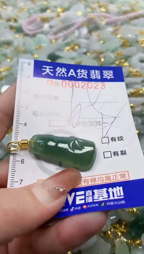 颈饰未镶嵌翡翠天然A货翡翠