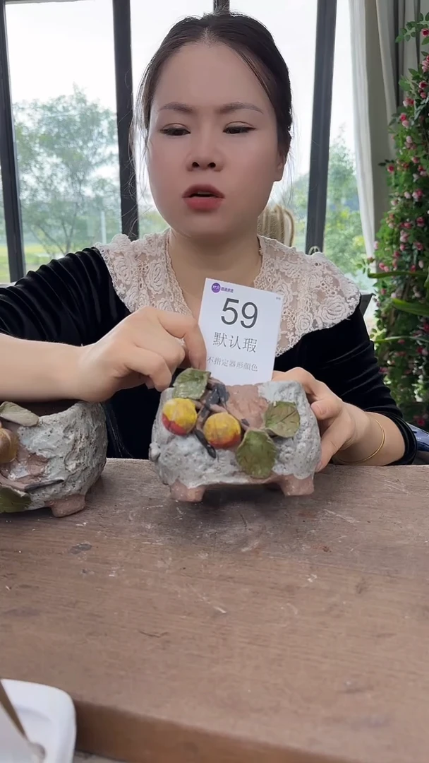 1个手工花盆默认/微瑕/不指定59