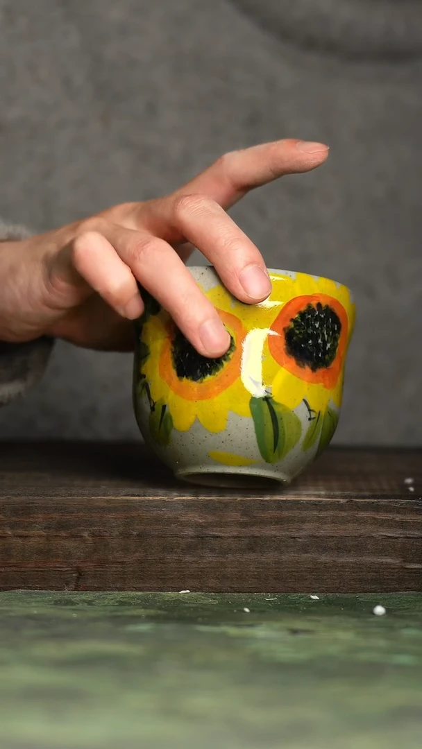 【闪购商品】杯青诗手工手绘瓷器