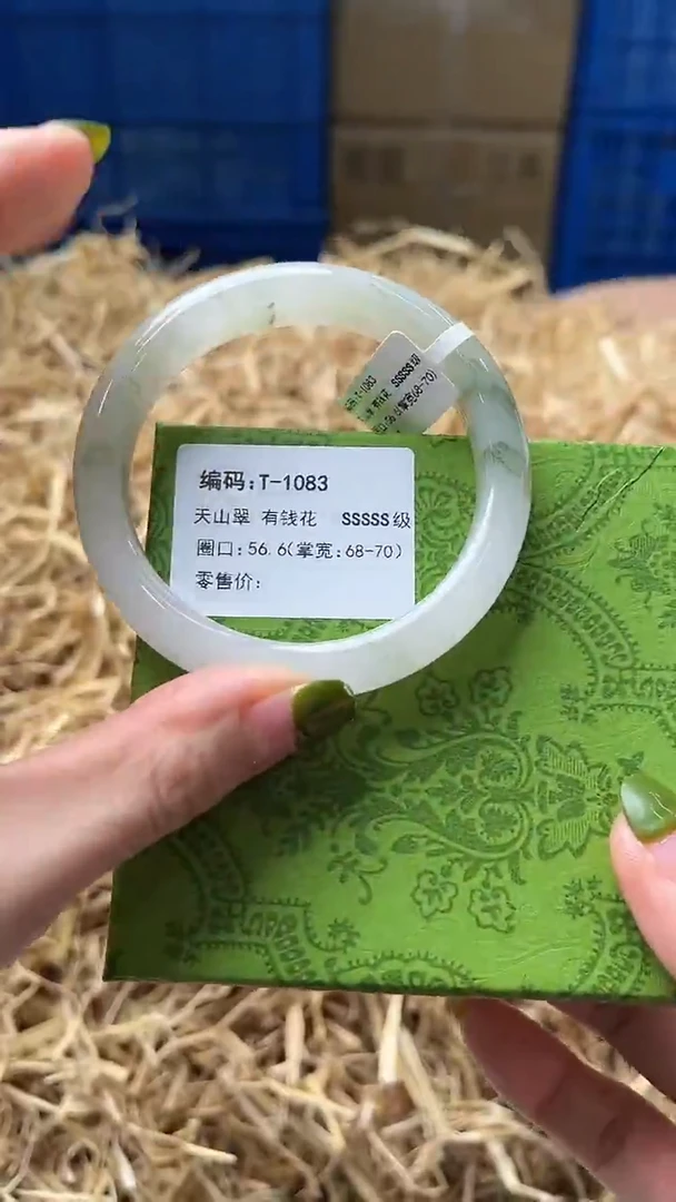未镶嵌手镯石英质玉T-1083