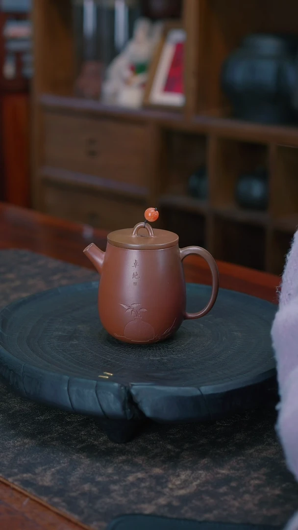 【闪购商品】竹子小摆件 高亭壶 140CC