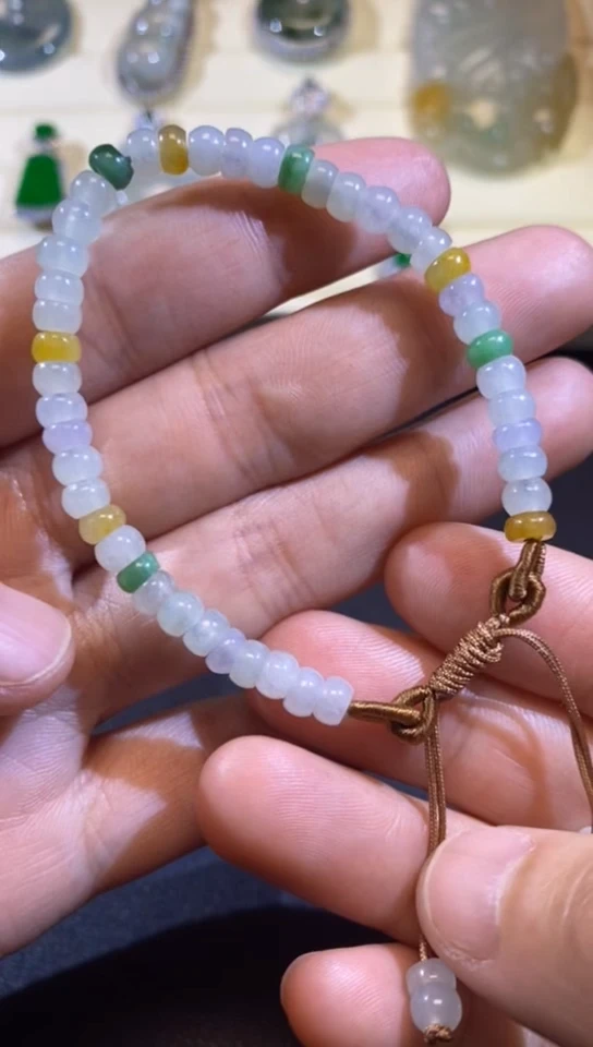 【闪购商品】翡翠手链未镶嵌缅甸天然A货翡翠择优发货