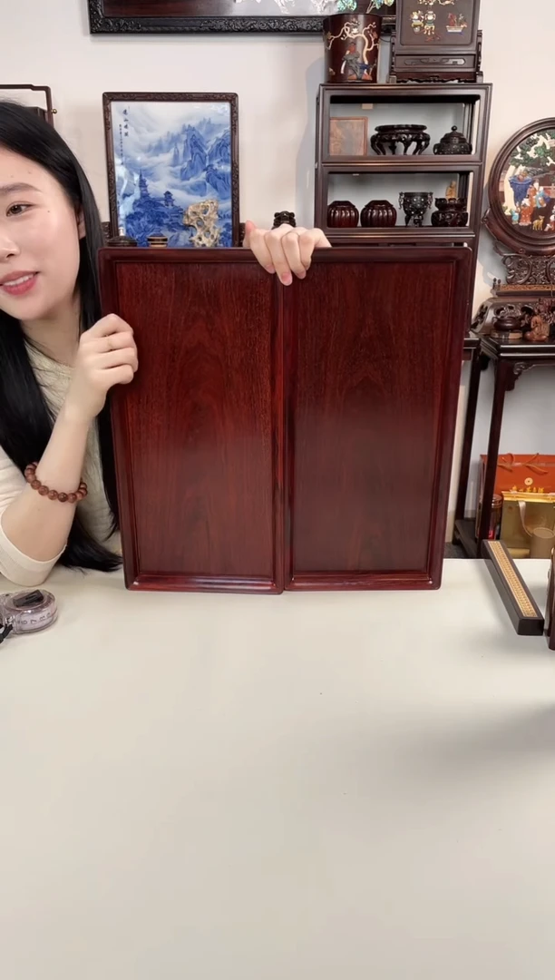 紫檀木类成套家具水独板大文盘