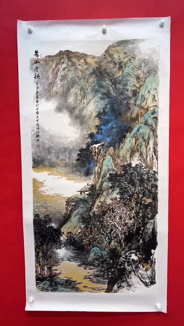 国画画家陆远华纯手绘原作