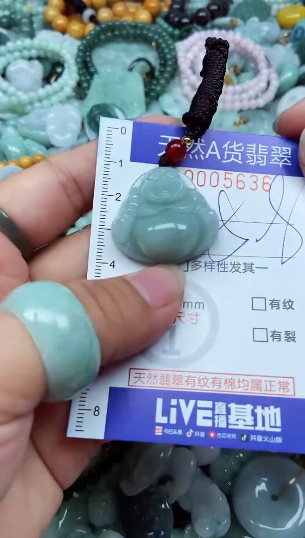 翡翠未镶嵌吊坠(不含链)翡翠
