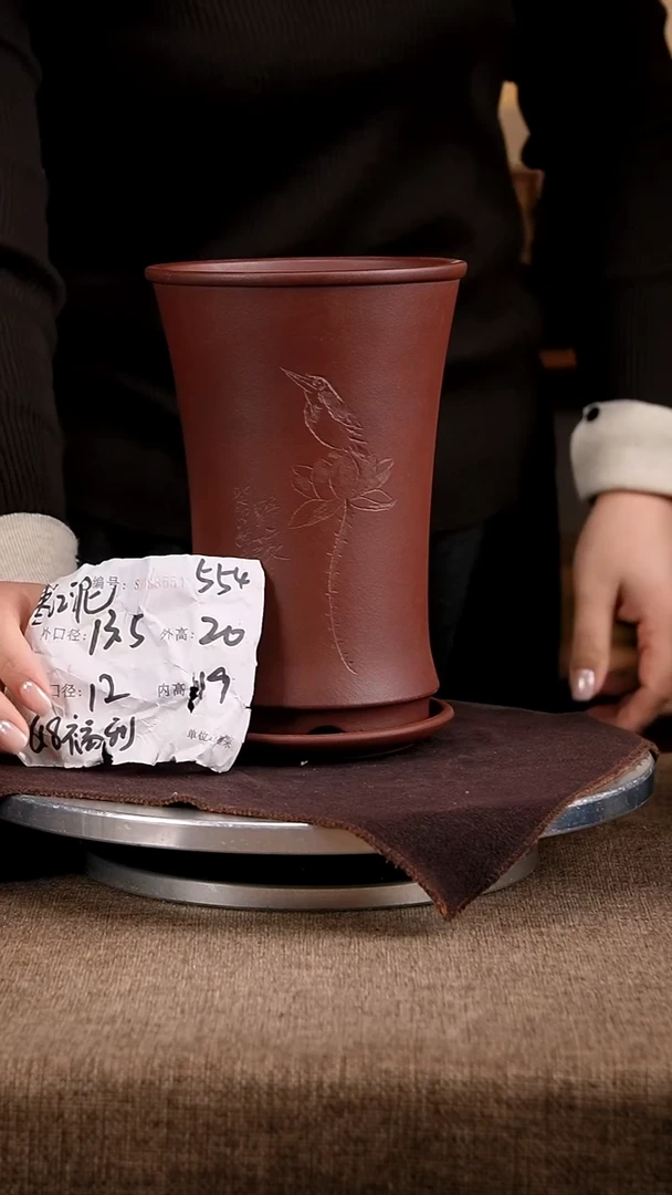 紫砂花盆花卉工艺554+z