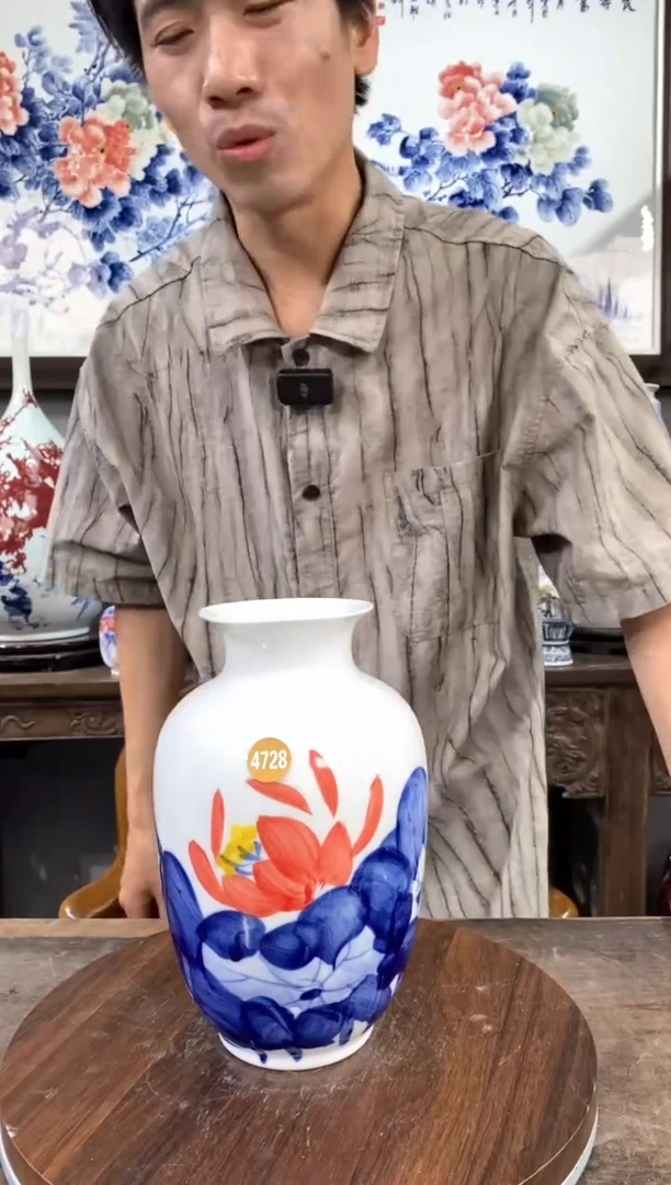 吴义松陶瓷联盟手绘陶瓷编号：4300