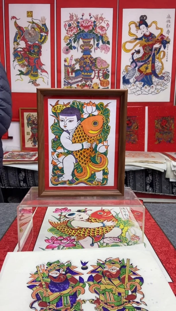 连年有余摆台手工制作精品