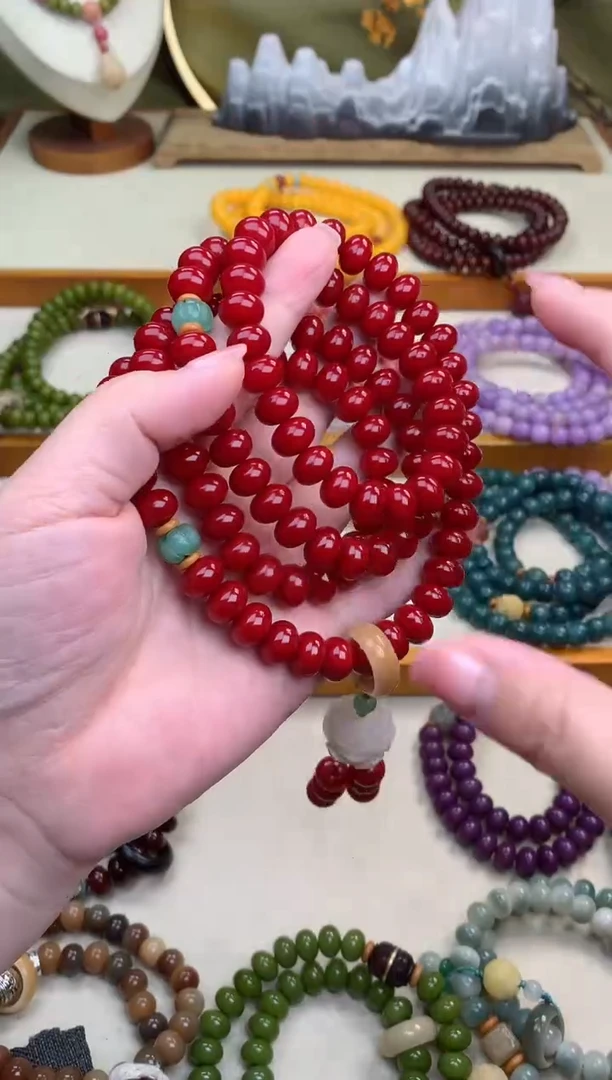【闪购商品】白玉菩提手串红菩提