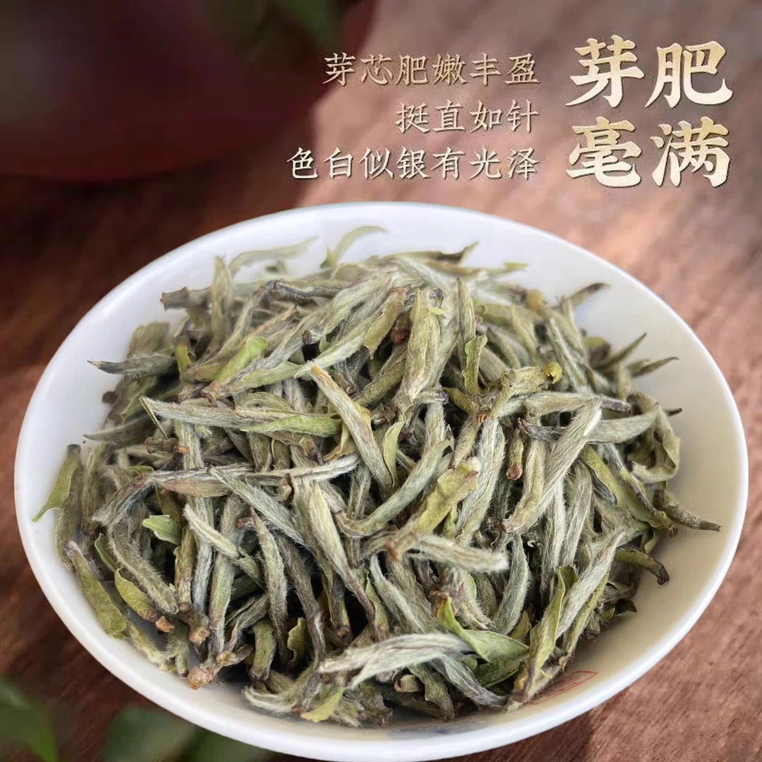 福鼎白茶2023珍藏高山头采白毫银针散茶白毫显露毫香蜜韵